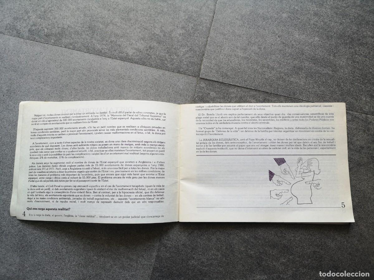 Libros de segunda mano: Dret a lavortament, 1982 - Foto 2