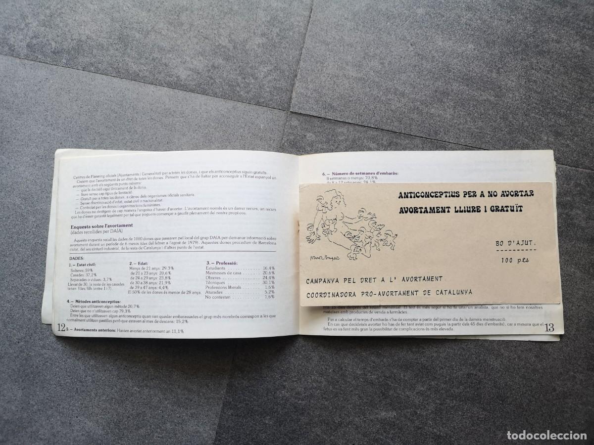 Libros de segunda mano: Dret a lavortament, 1982 - Foto 3