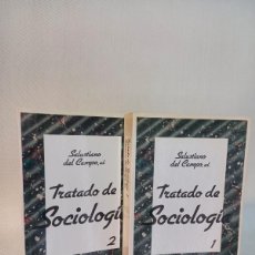 Libros de segunda mano: TRATADO DE SOCIOLOGÍA. TOMOS I Y II. SALUSTIANO DEL CAMPO. TAURUS. 1988. Lote 402310229