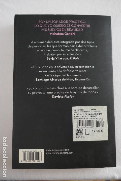 Libros de segunda mano: EL PODER DE LAS SONRISAS. La fuerza transformadora de un sue&ntilde;o - Jaume Sanllorente - COMO NUEVO - Foto 7
