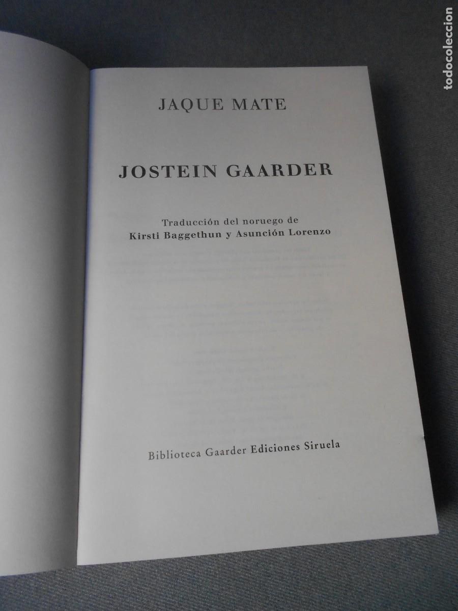Libros de segunda mano: JAQUE MATE - Foto 3