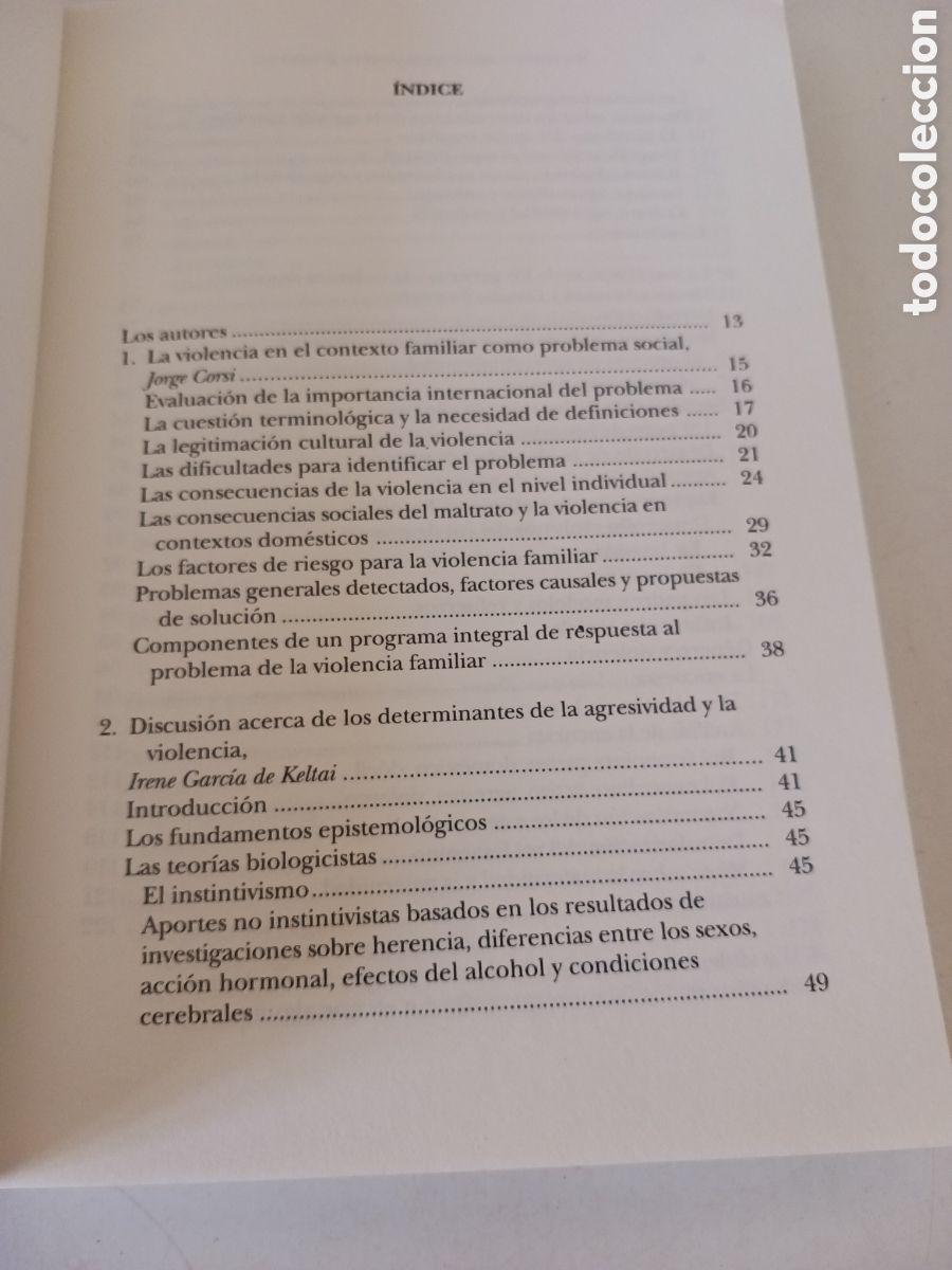 Libros de segunda mano: Maltrato y abuso en el &aacute;mbito dom&eacute;stico, Jorge Corsi, 2003 - Foto 5