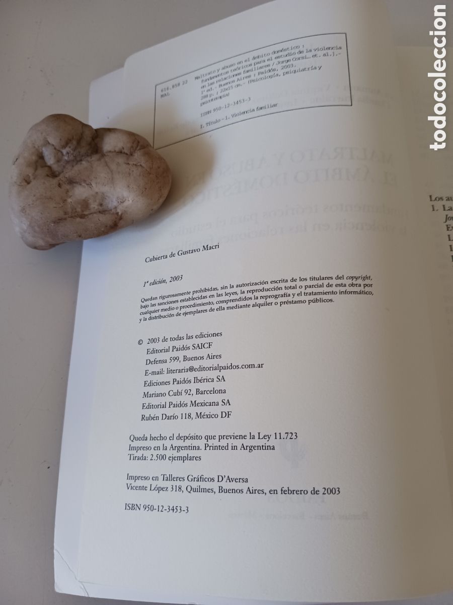 Libros de segunda mano: Maltrato y abuso en el &aacute;mbito dom&eacute;stico, Jorge Corsi, 2003 - Foto 2