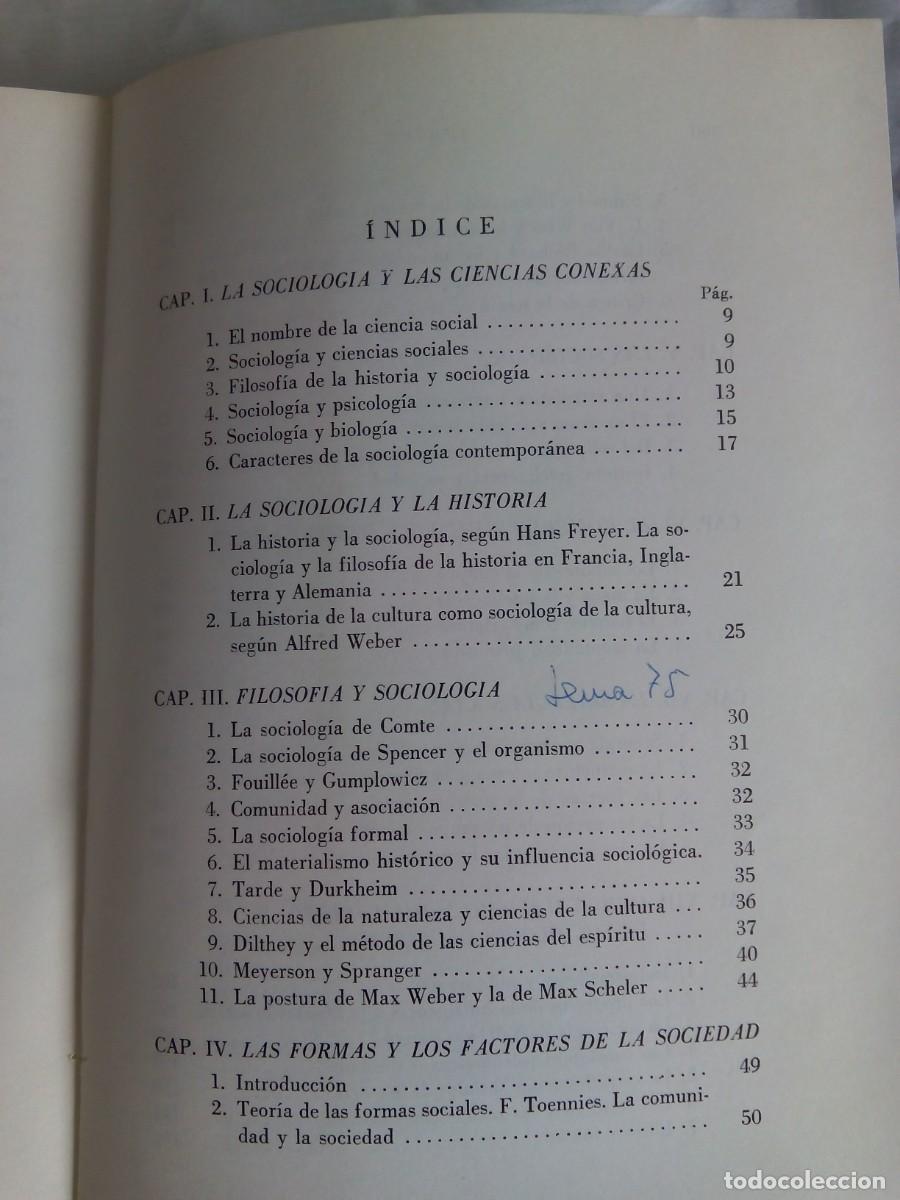Libros de segunda mano: SOCIOLOG&Iacute;A / ANTONIO CASO - Foto 5