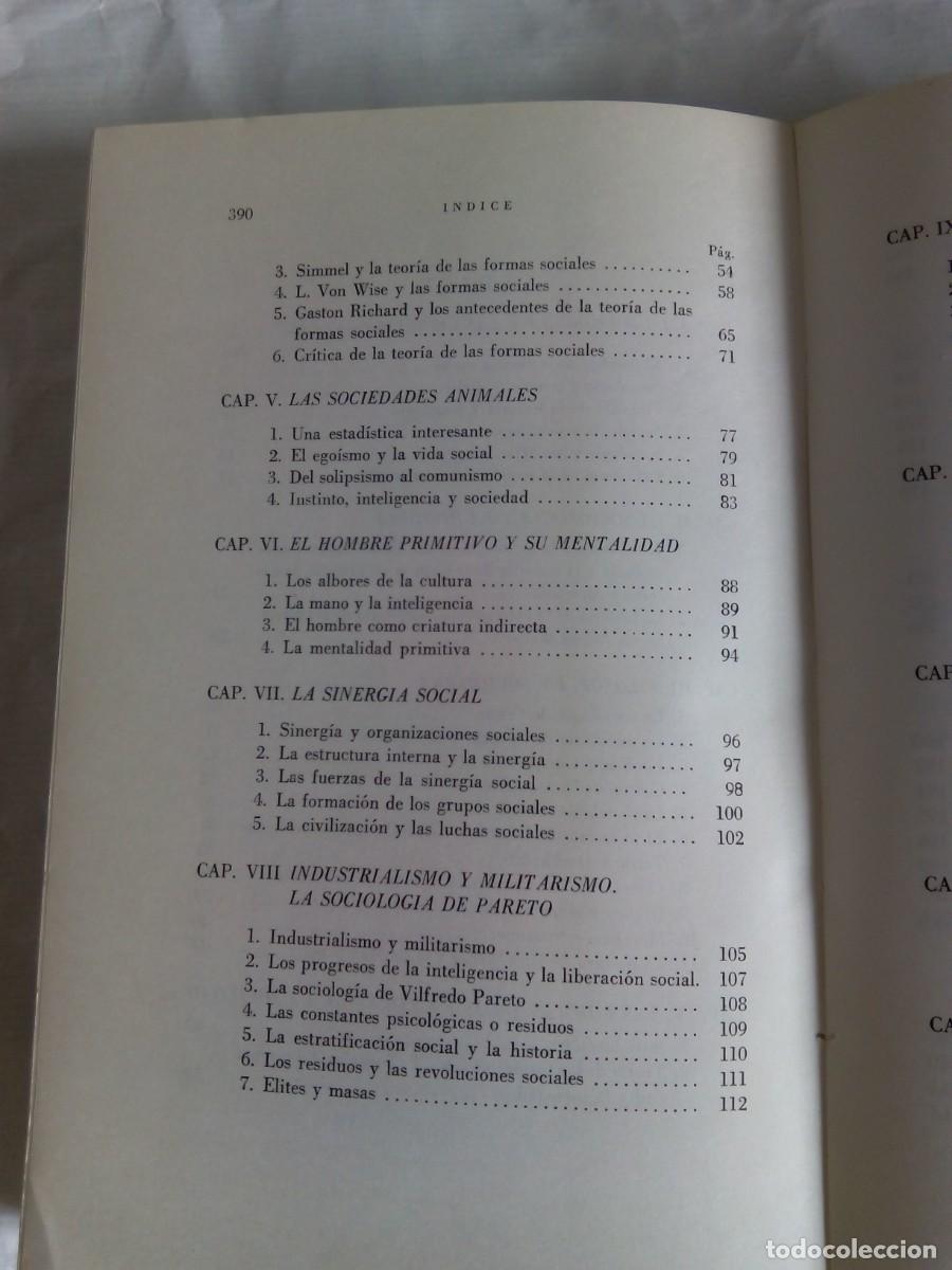 Libros de segunda mano: SOCIOLOG&Iacute;A / ANTONIO CASO - Foto 6