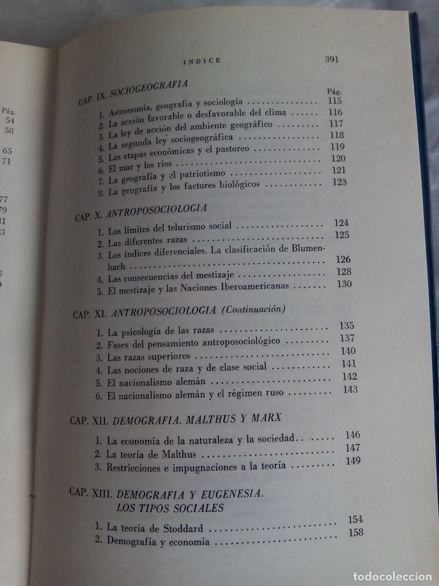 Libros de segunda mano: SOCIOLOG&Iacute;A / ANTONIO CASO - Foto 7