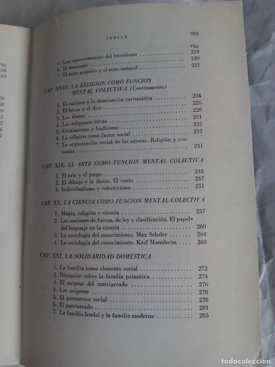 Libros de segunda mano: SOCIOLOG&Iacute;A / ANTONIO CASO - Foto 9