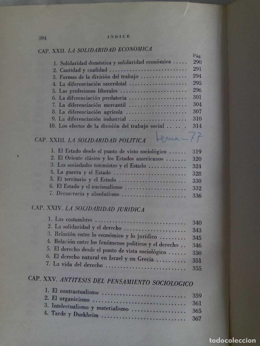 Libros de segunda mano: SOCIOLOG&Iacute;A / ANTONIO CASO - Foto 10