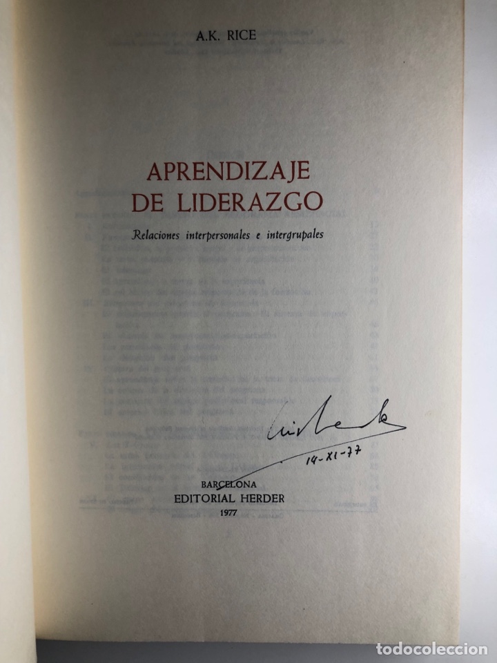Libros de segunda mano: APRENDIZAJE DE LIDERAZGO. - Foto 3