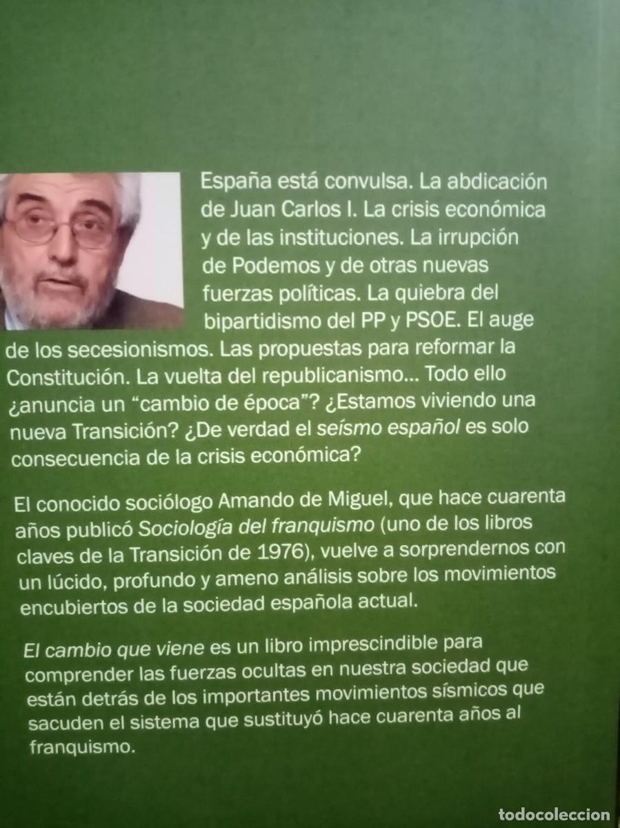 Libros de segunda mano: EL CAMBIO QUE VIENE - Foto 4