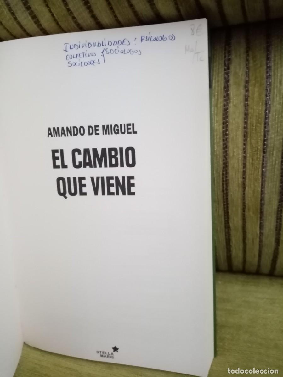 Libros de segunda mano: EL CAMBIO QUE VIENE - Foto 7