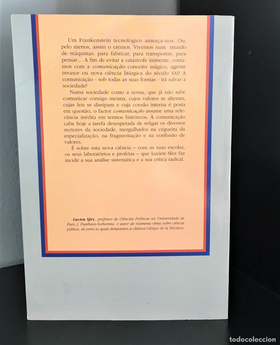 Libros de segunda mano: Cr&iacute;tica da Comunica&ccedil;&atilde;o de Lucien Sfez - Foto 2