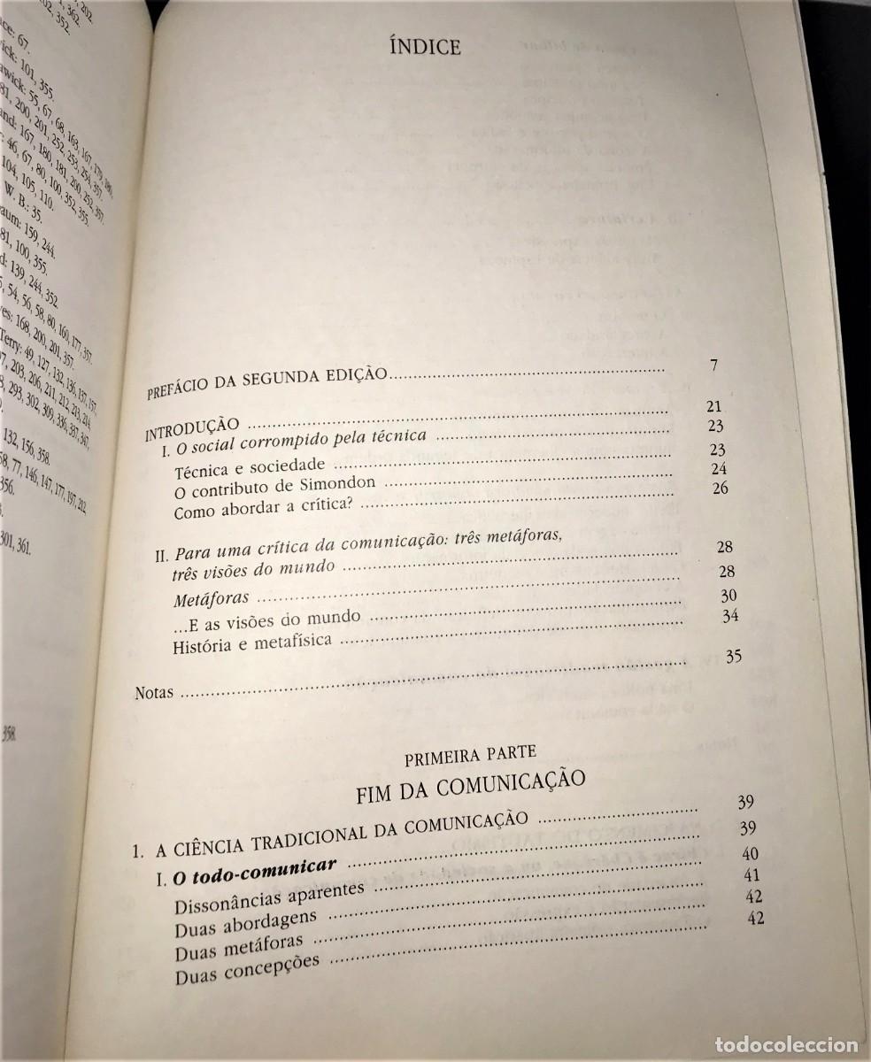 Libros de segunda mano: Cr&iacute;tica da Comunica&ccedil;&atilde;o de Lucien Sfez - Foto 5