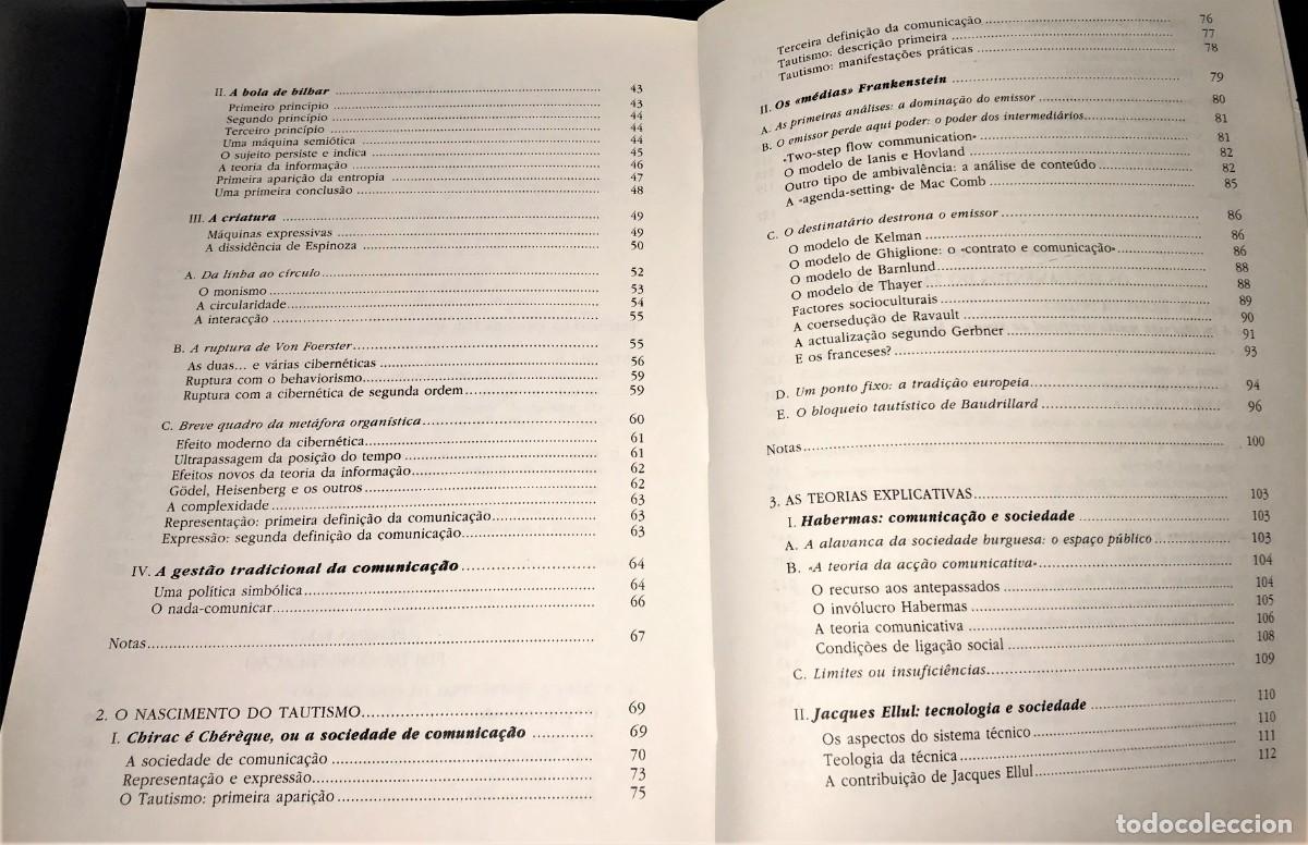 Libros de segunda mano: Cr&iacute;tica da Comunica&ccedil;&atilde;o de Lucien Sfez - Foto 6