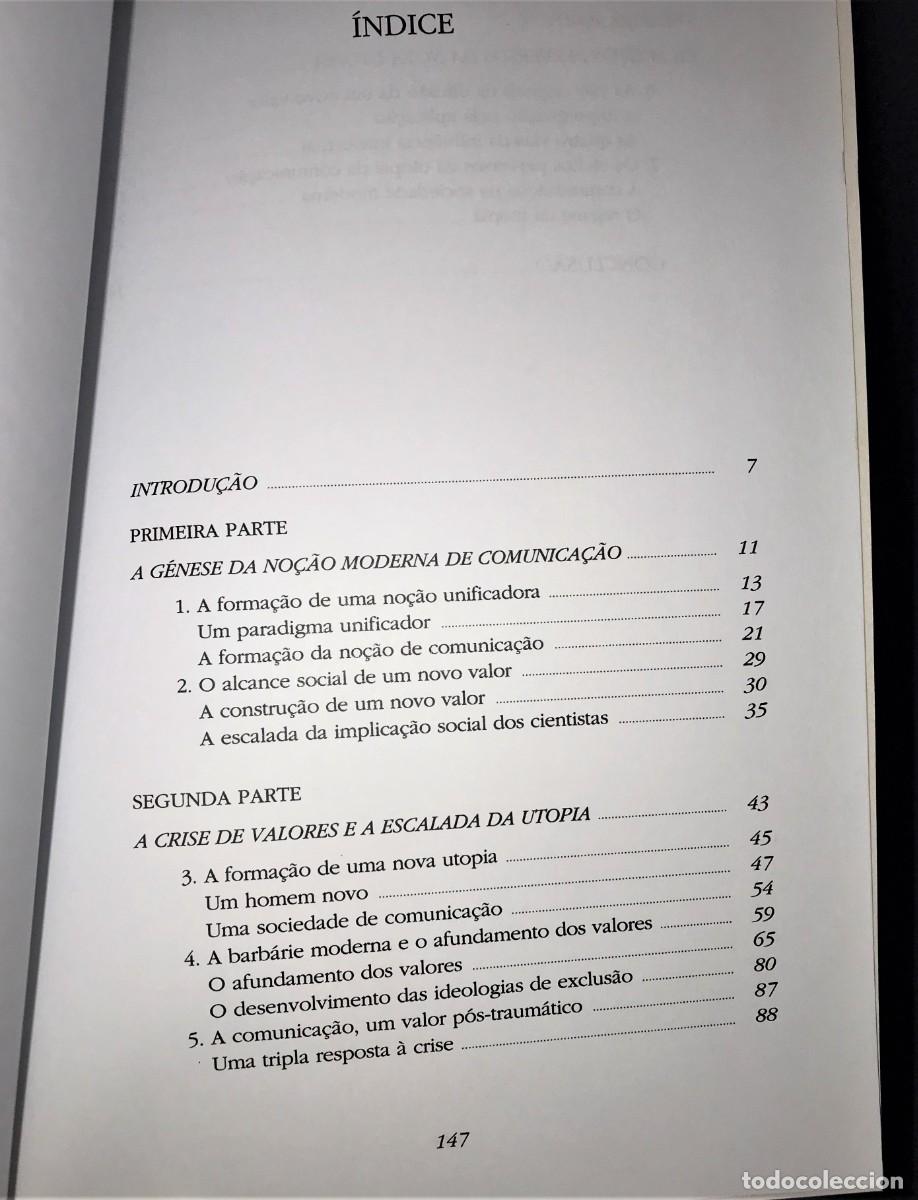 Libros de segunda mano: A Utopia da Comunica&ccedil;&atilde;o de Philippe Breton - Foto 5
