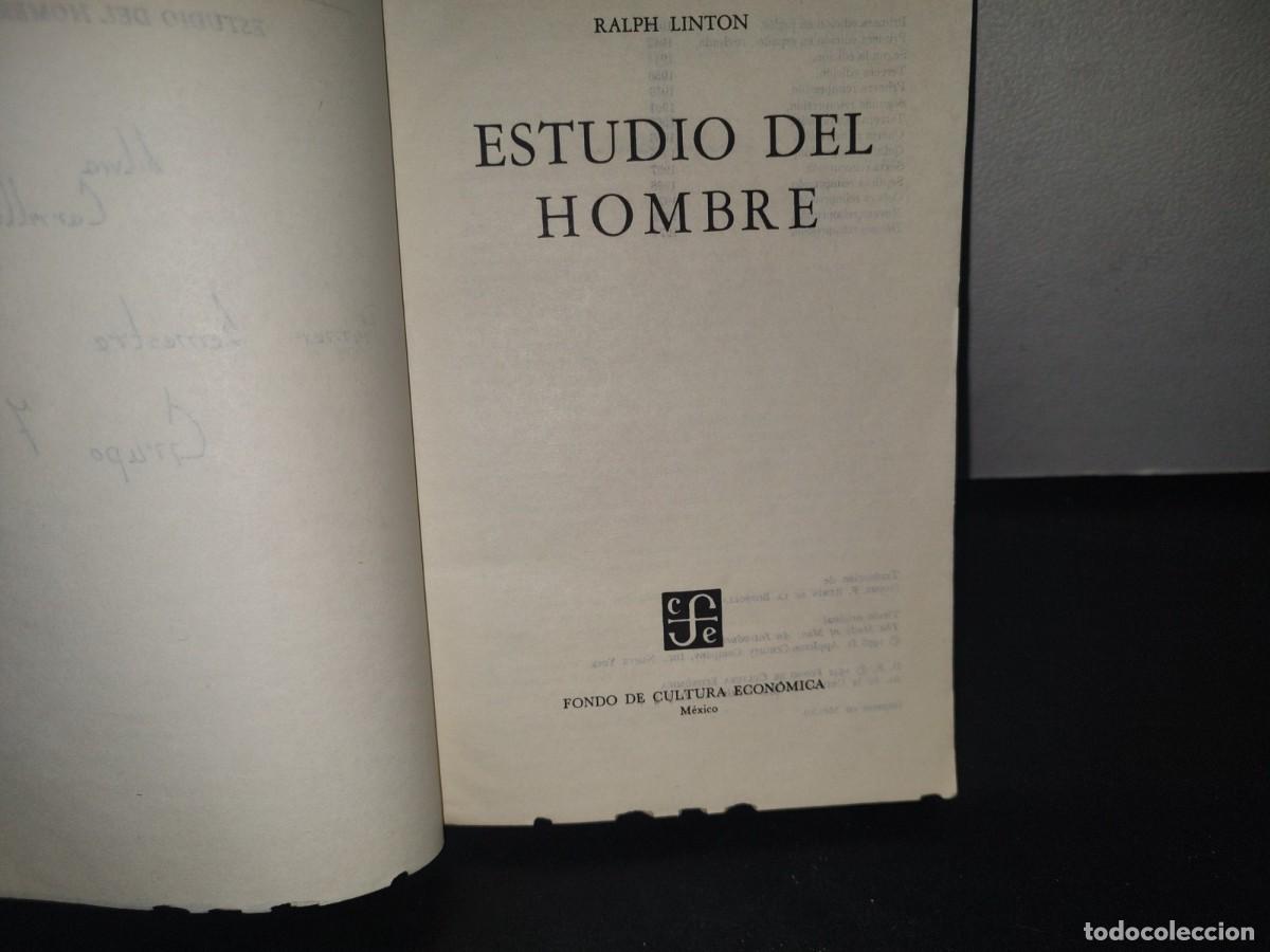 Libros de segunda mano: 35- ESTUDIO DEL HOMBRE - RALPH LINTON - Foto 7