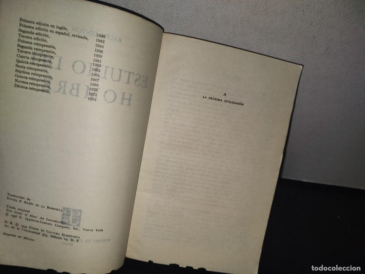 Libros de segunda mano: 35- ESTUDIO DEL HOMBRE - RALPH LINTON - Foto 8