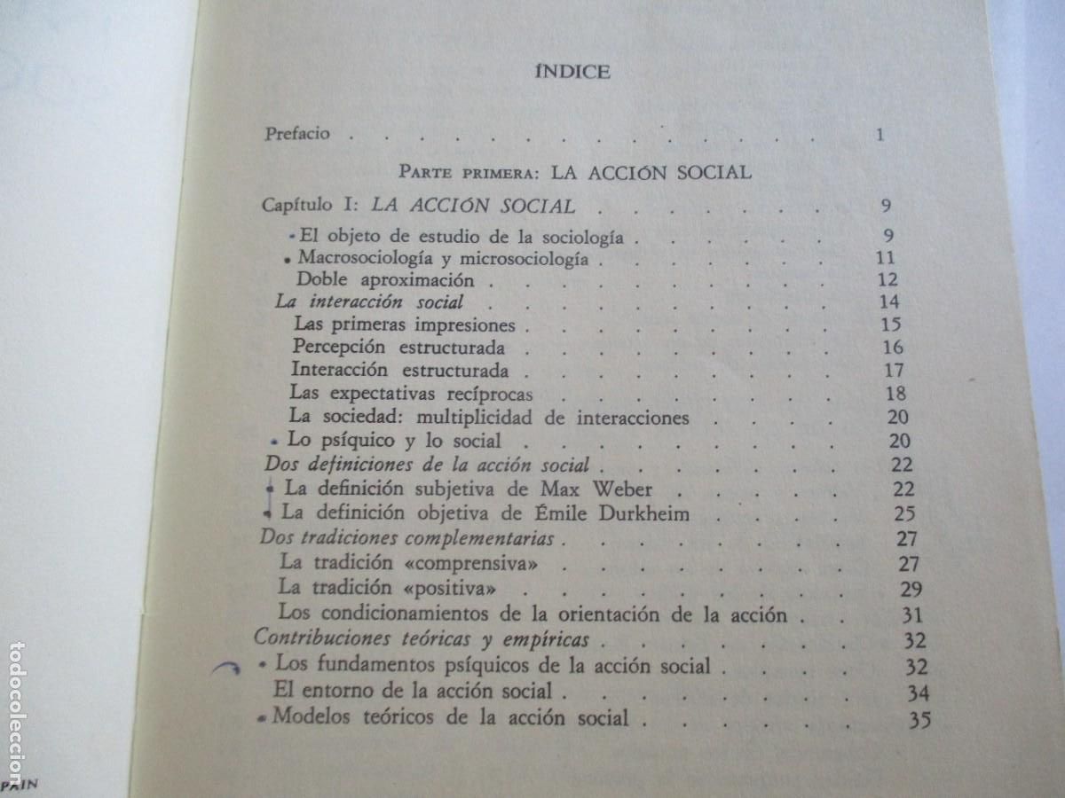 Libros de segunda mano: GUY ROCHER introducci&oacute;n a la sociolog&iacute;a general W29525 - Foto 2