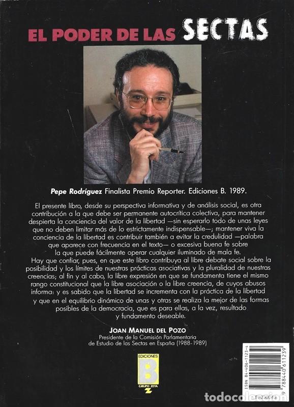 Libros de segunda mano: EL PODER DE LAS SECTAS PEPE RODRIGUEZ - Foto 2