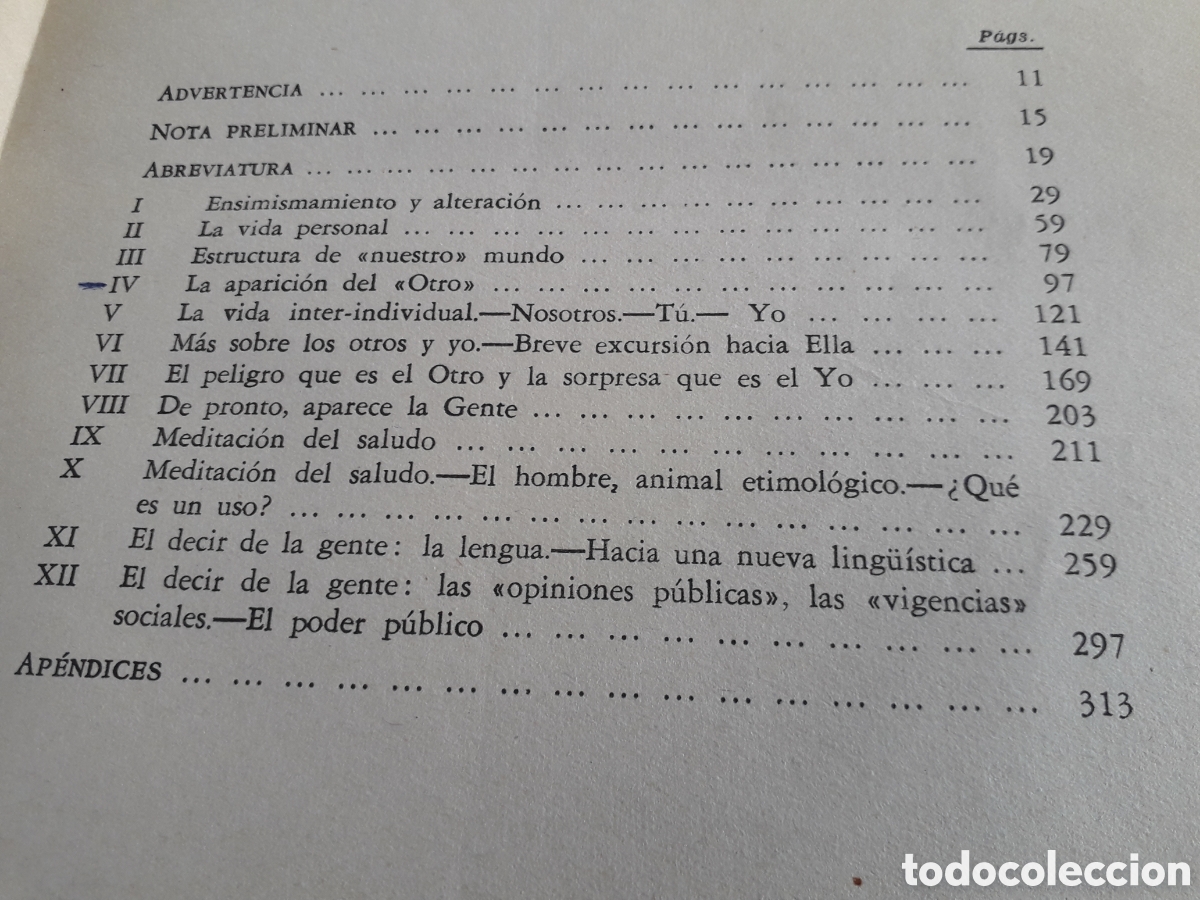 Libros de segunda mano: EL HOMBRE Y LA GENTE, JOS&Eacute; ORTEGA Y GASSET, - Foto 2