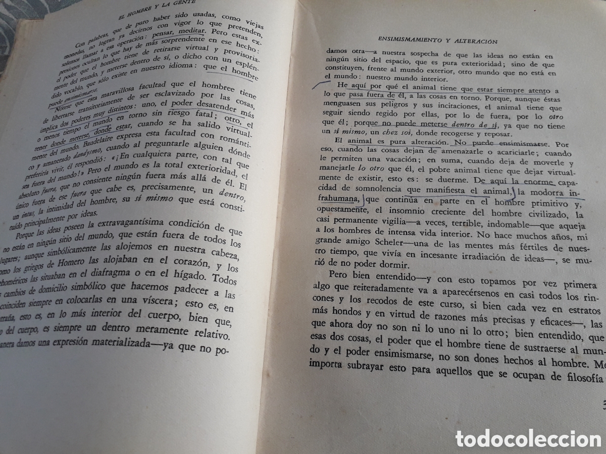 Libros de segunda mano: EL HOMBRE Y LA GENTE, JOS&Eacute; ORTEGA Y GASSET, - Foto 4