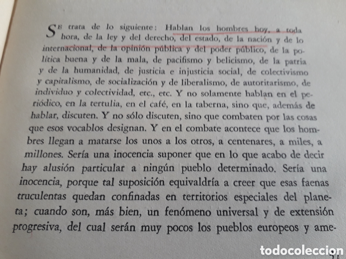 Libros de segunda mano: EL HOMBRE Y LA GENTE, JOS&Eacute; ORTEGA Y GASSET, - Foto 5