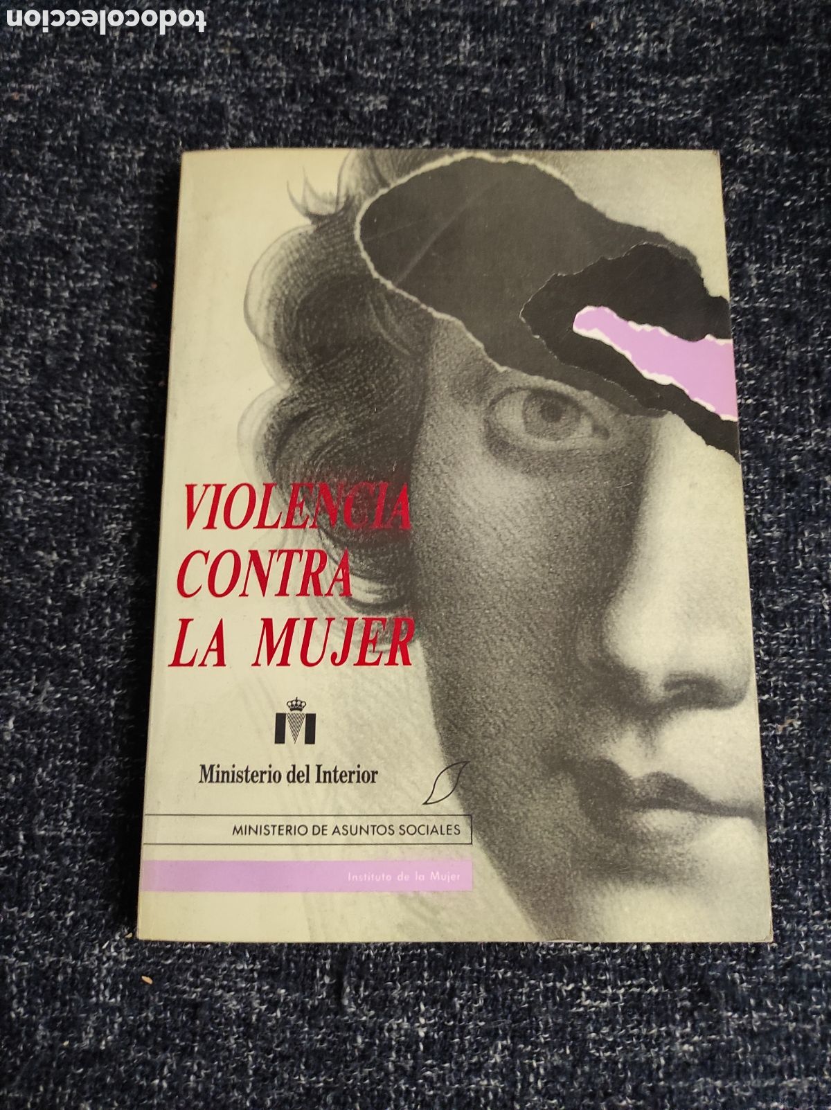 Libros de segunda mano: VIOLENCIA CONTRA LA MUJER - MINISTERIO DEL INTERIOR 1991 - Foto 1