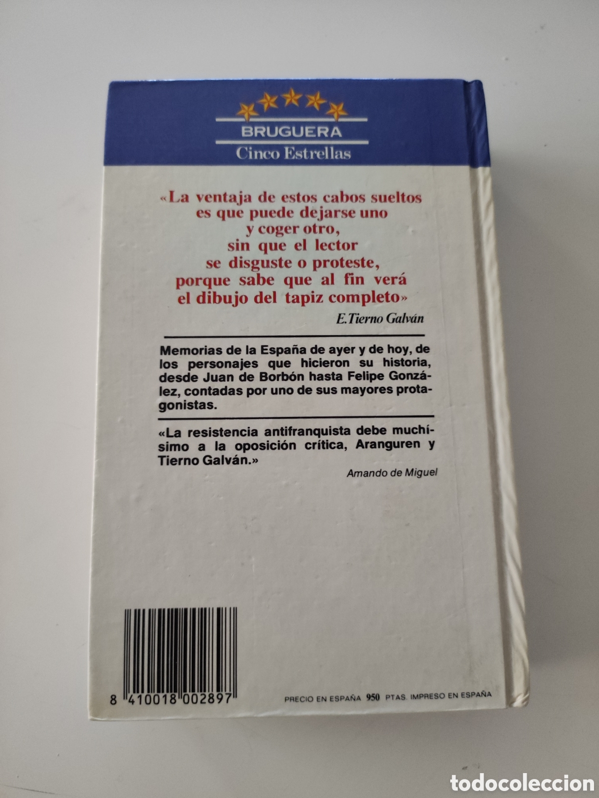 Libros de segunda mano: CABOS SUELTOS - E Tierno Galvan - Foto 2