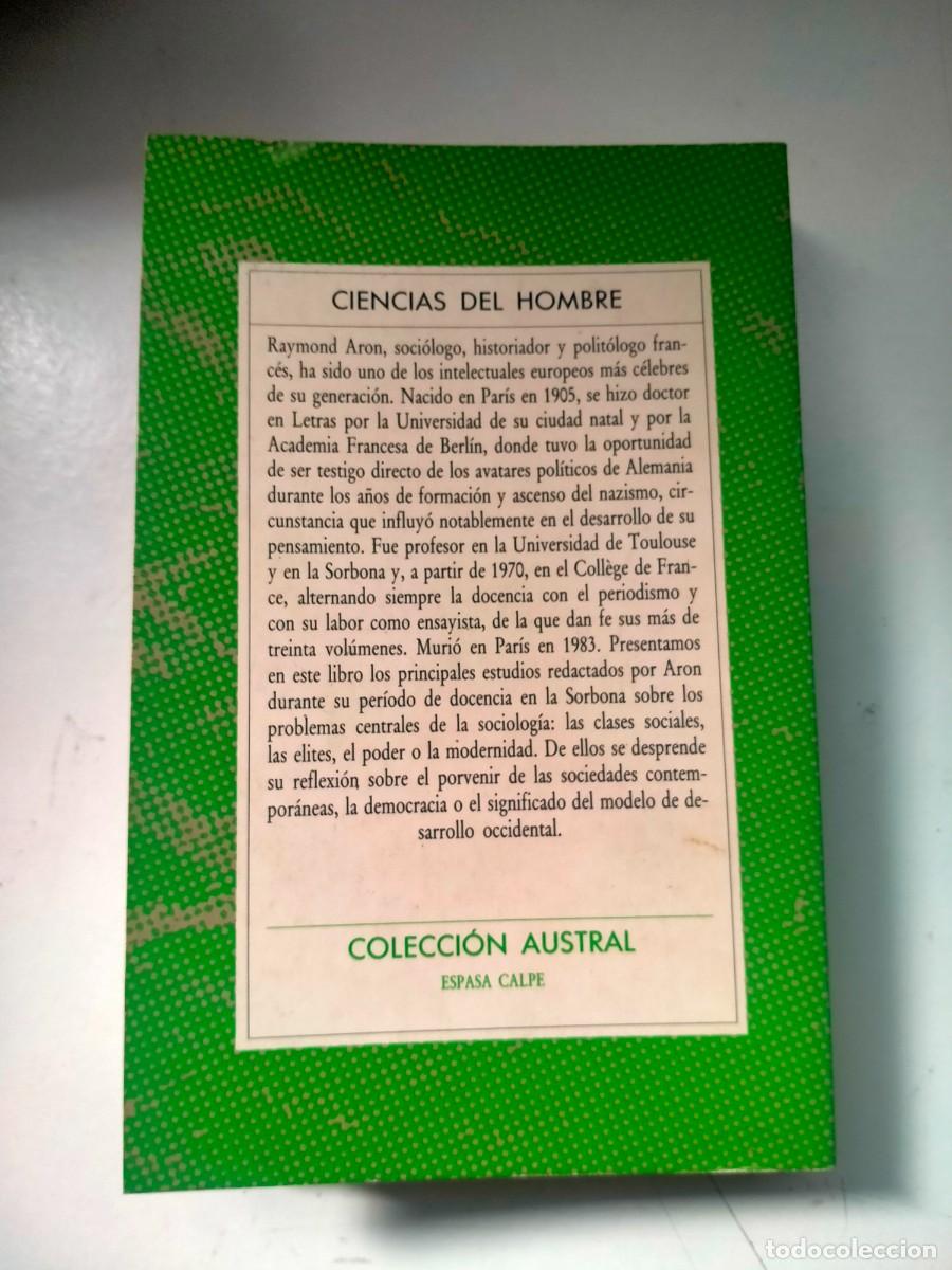 Libros de segunda mano: RAYMOND ARON. ESTUDIOS SOCIOL&Oacute;GICOS . AUSTRAL - Foto 4