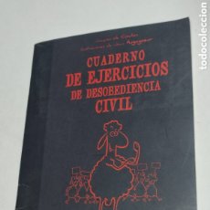 Libros de segunda mano: CUADERNO DE EJERCICIOS DE DESOBEDIENCIA CIVIL JACQUES DE COULON