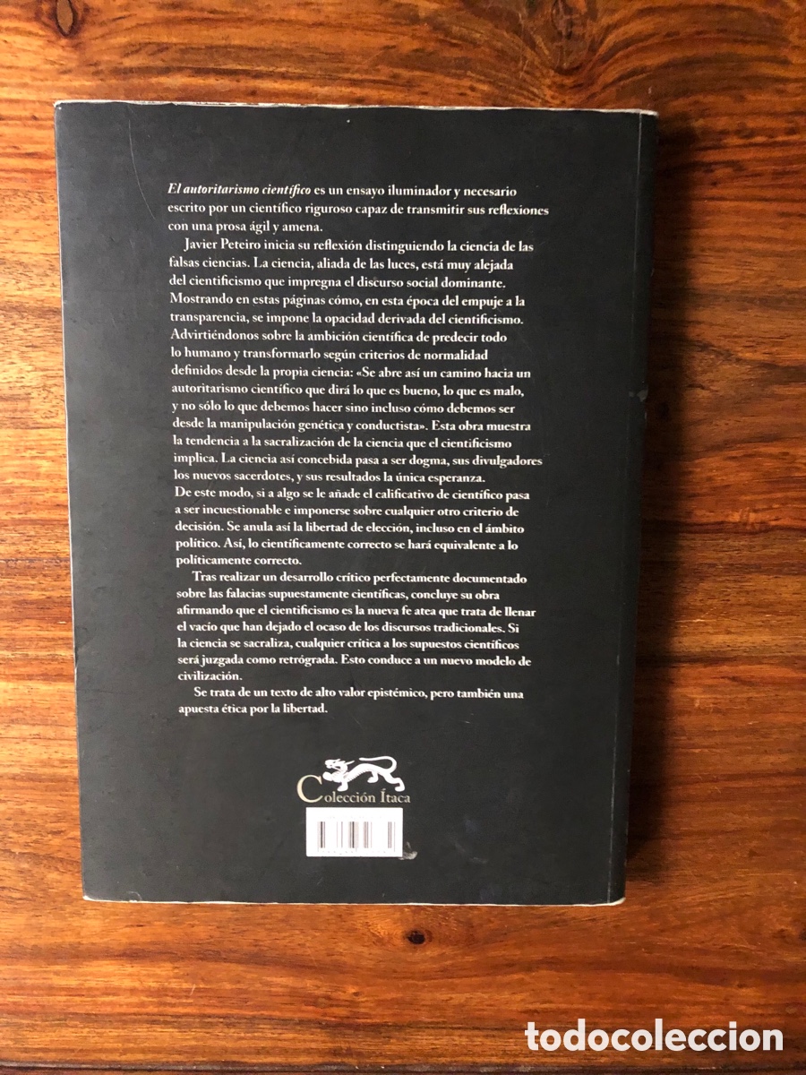 Libros de segunda mano: El autoritarismo cient&iacute;fico. Javier Peteiro - Foto 2