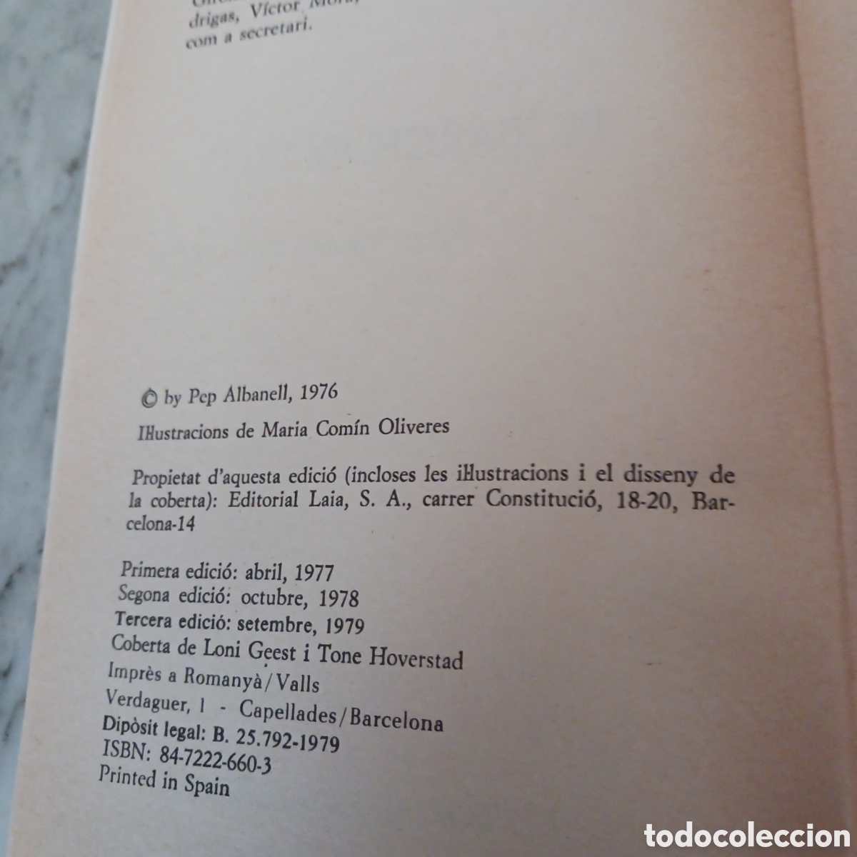 Libros de segunda mano: El Barcelonauta de Pep Albanell - Foto 4