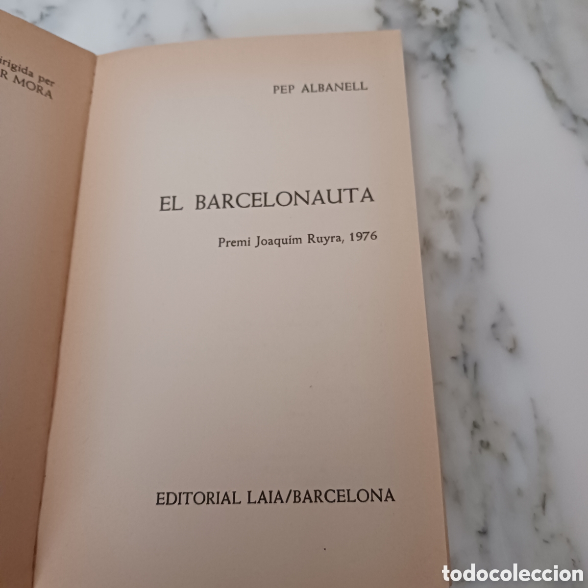 Libros de segunda mano: El Barcelonauta de Pep Albanell - Foto 3