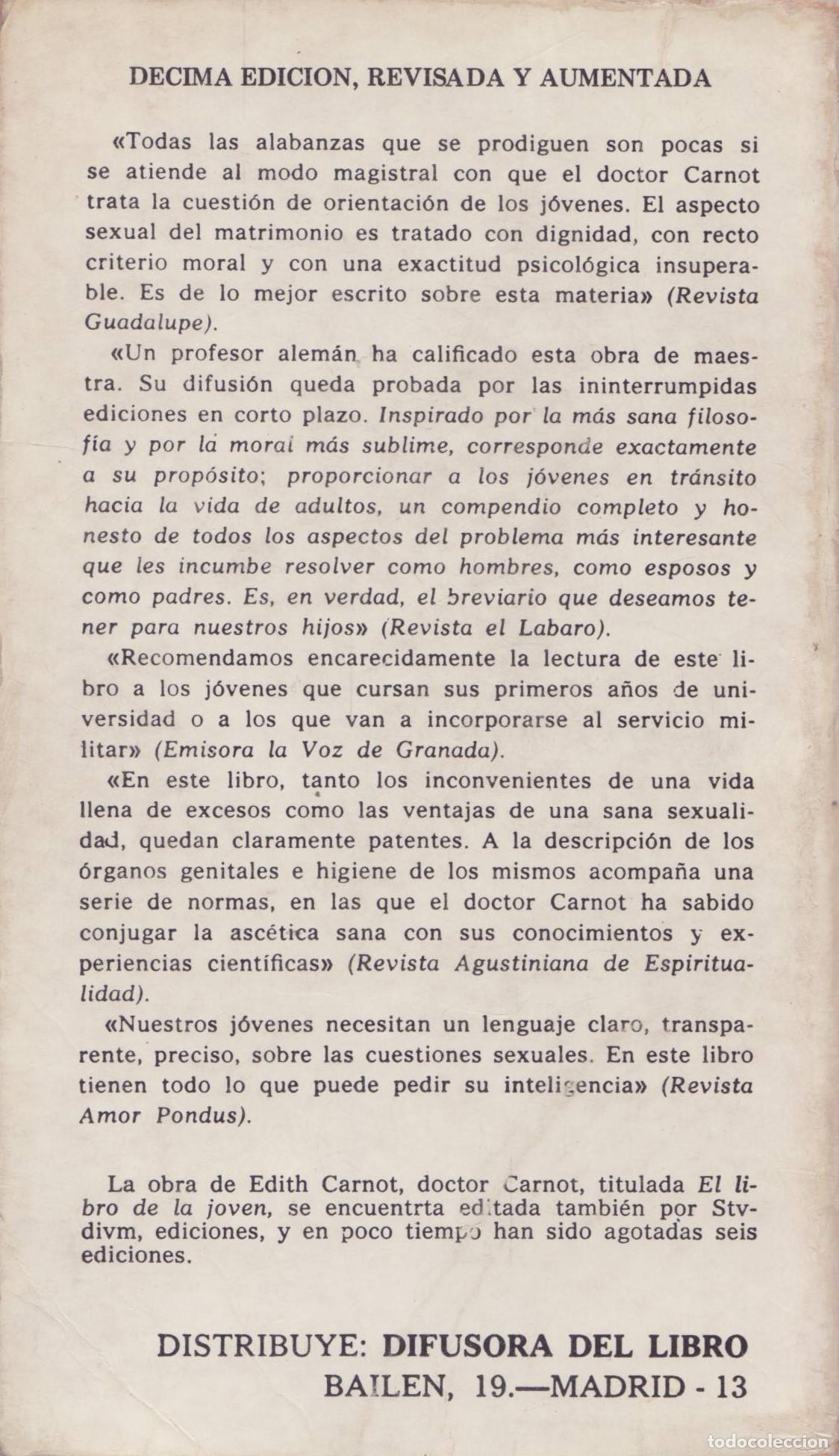 Libros de segunda mano: El libro del joven - Carnot - Foto 3