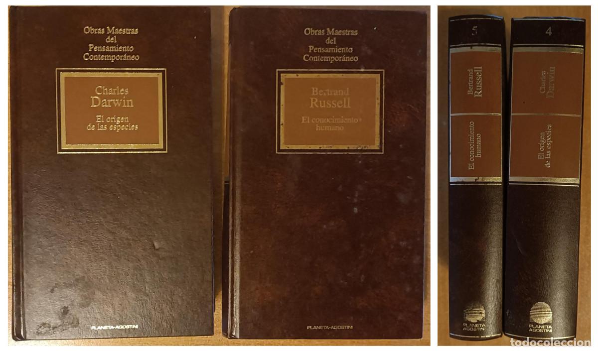 Libros de segunda mano: libro El origen de las esp&egrave;cies &rdquo; Darwin &rdquo; + El conocimiento humano &rdquo; Russell &rdquo; - Foto 1