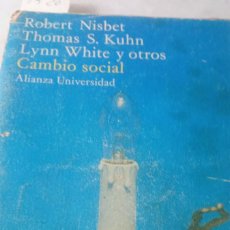 Libros de segunda mano: CAMBIO SOCIAL (NISBET Y OTROS) Z 1920