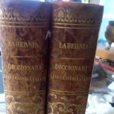Libros de segunda mano: DICCIONARI DE LA LLENGUA CATALANA LABERNIA 1865 CH 737