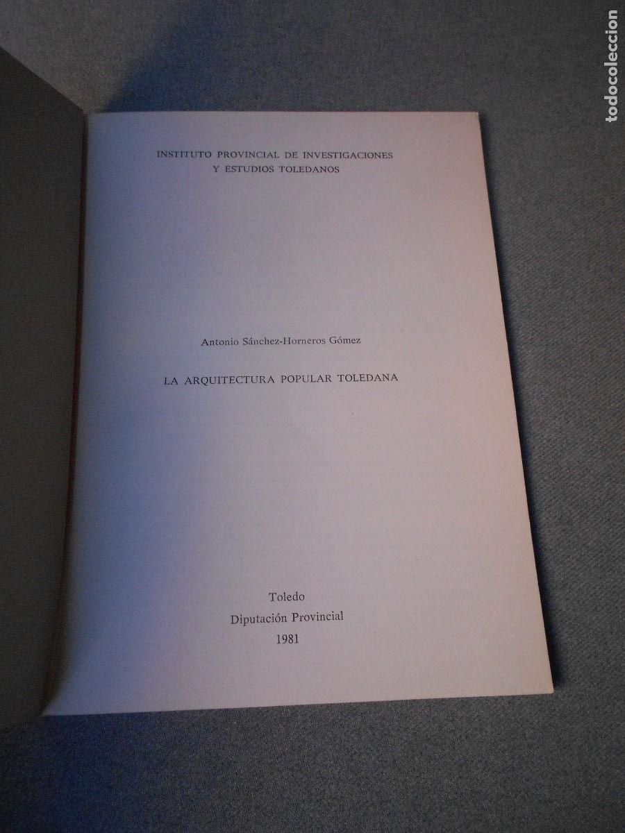 Libros de segunda mano: TEMAS TOLEDANOS. N&ordm; 9. ARQUITECTURA - Foto 2