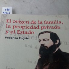 Libros de segunda mano: EL ORIGEN DE LA FAMILIA LA PROPIEDAD Y EL ESTADO (ENGELS) TH 944