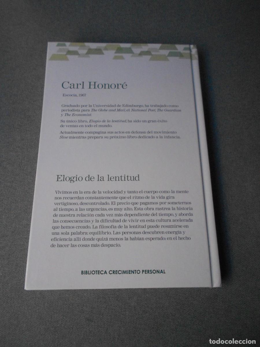 Libros de segunda mano: ELOGIO DE LA LENTITUD - Foto 3