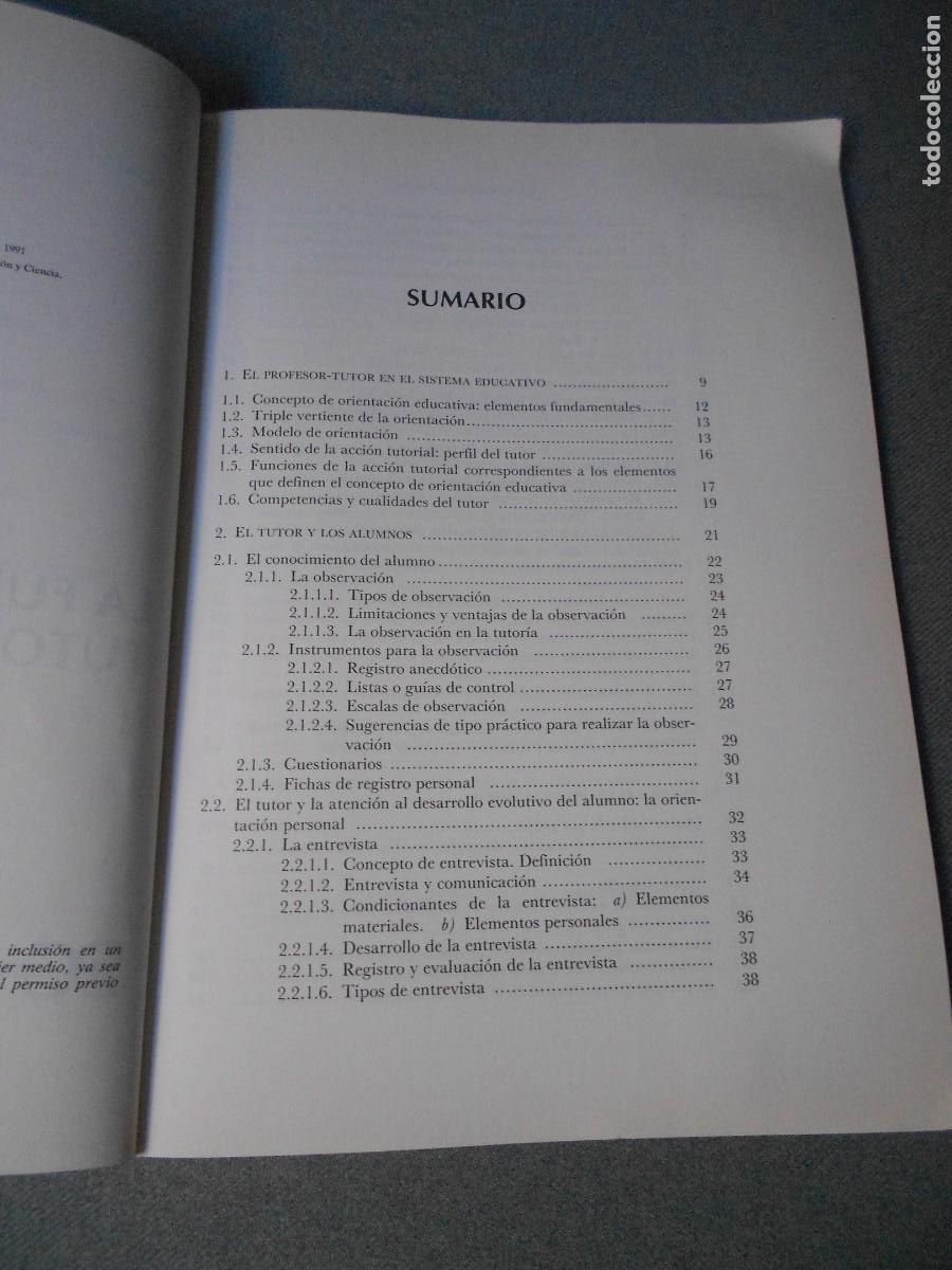 Libros de segunda mano: LA FUNCION TUTORIAL - Foto 3
