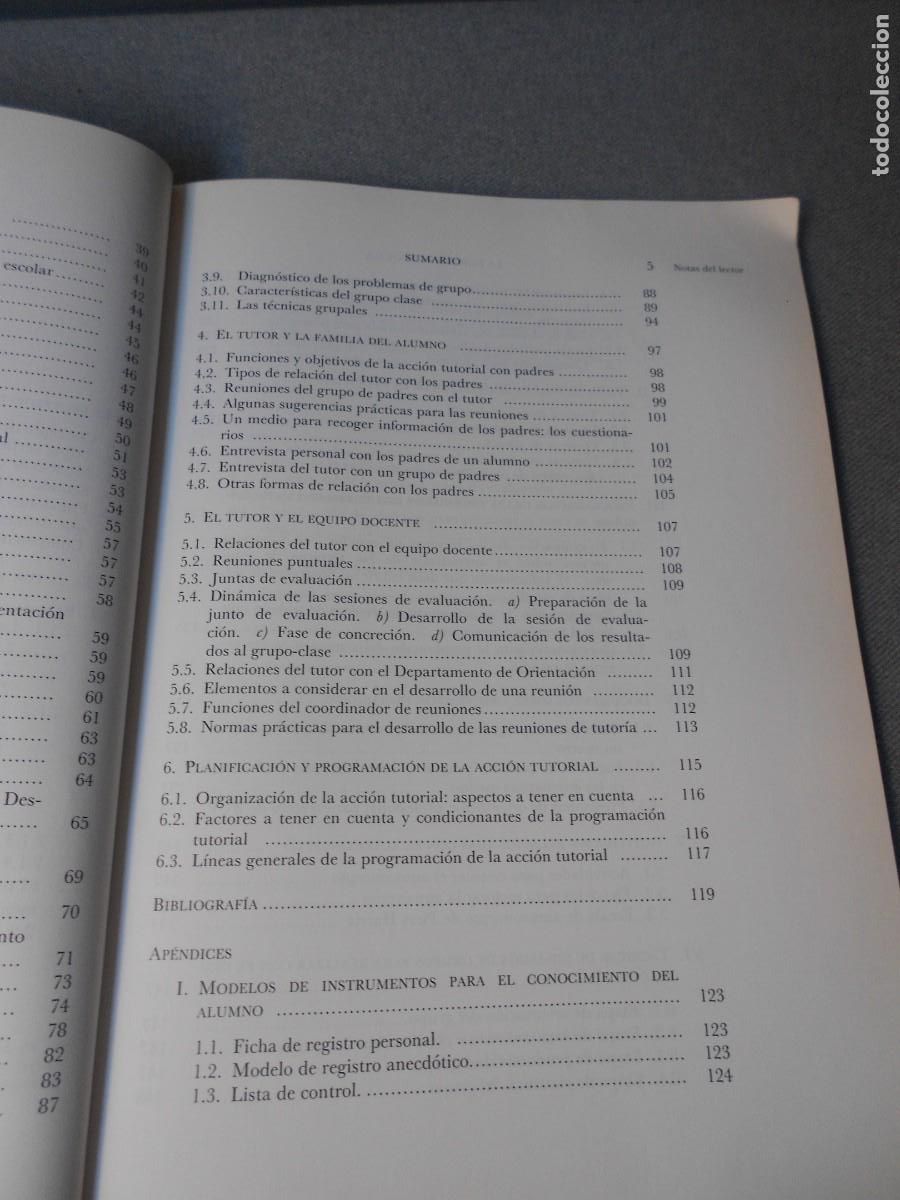 Libros de segunda mano: LA FUNCION TUTORIAL - Foto 5