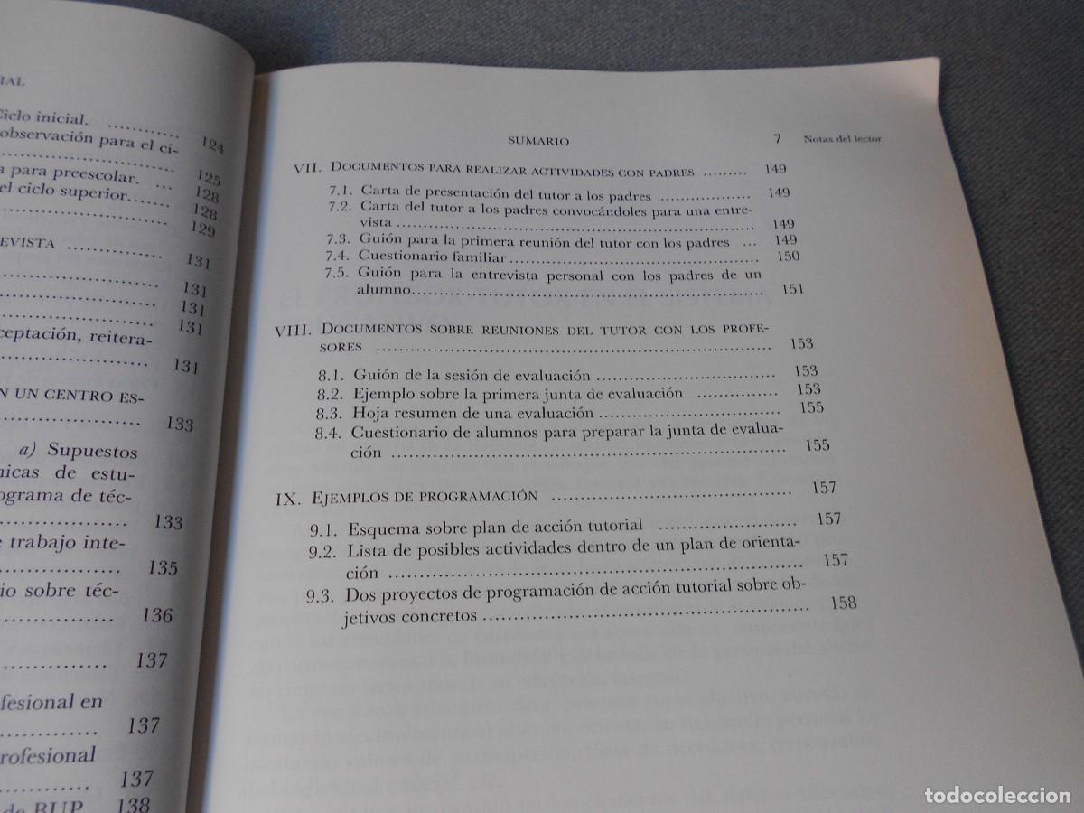 Libros de segunda mano: LA FUNCION TUTORIAL - Foto 7