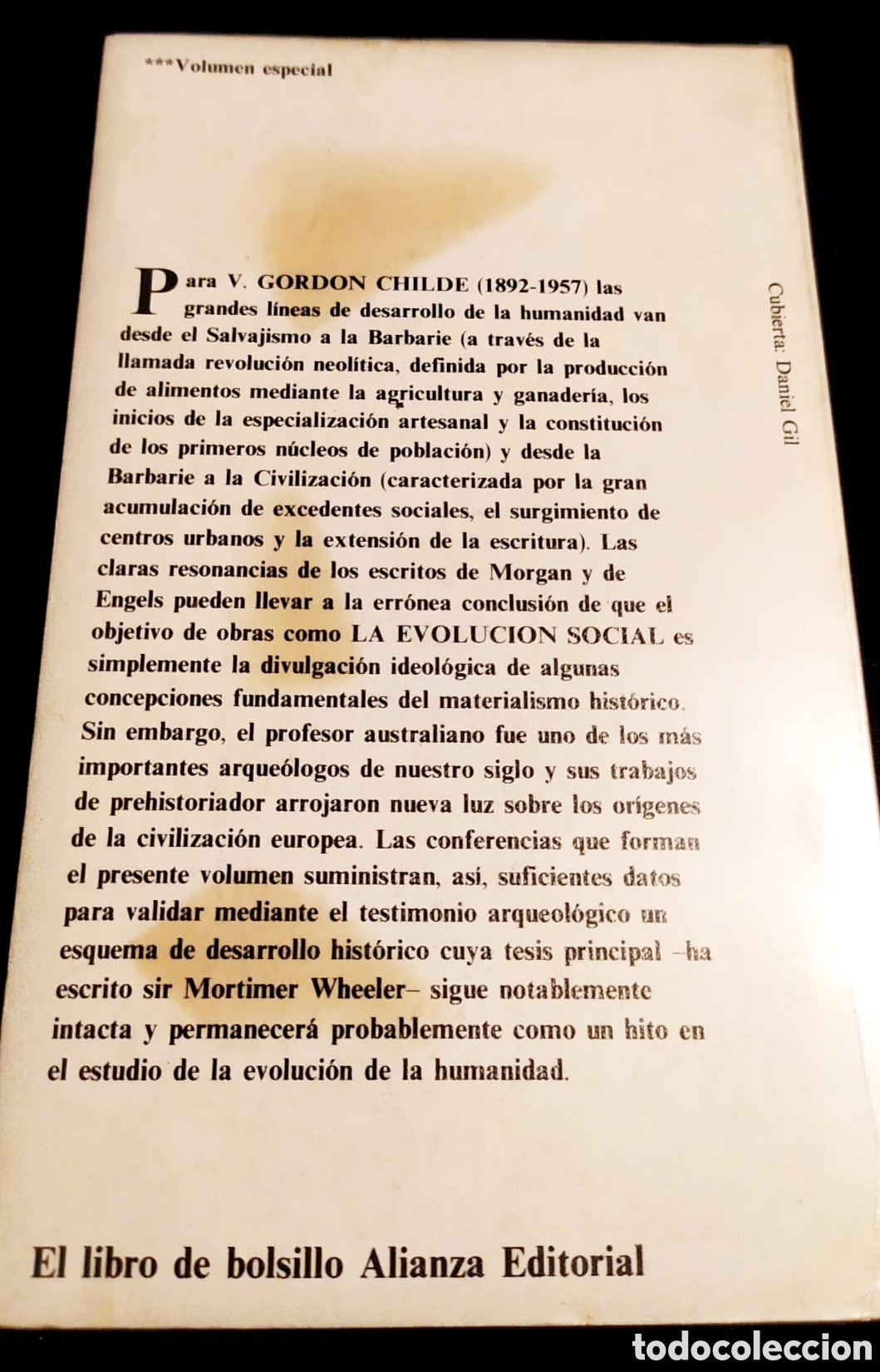Libros de segunda mano: V. GORDON CHILDE : LA EVOLUCI&Oacute;N SOCIAL - Foto 2
