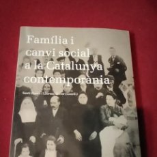 Libros de segunda mano: CANVI SOCIAL A LA CATALUNYA CONTEMPORANIA -CATALA