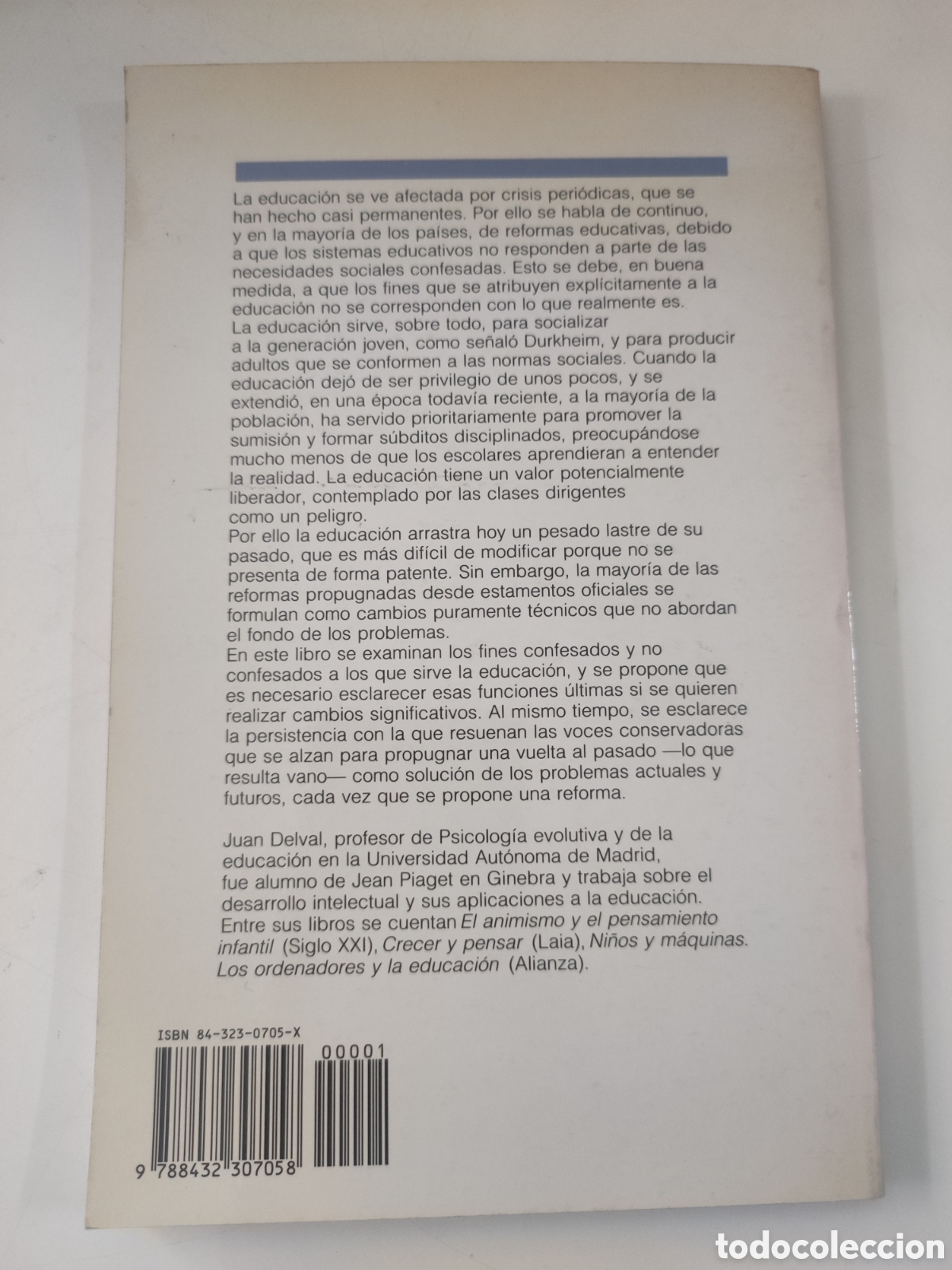 Libros de segunda mano: LOS FINES DE LA EDUCACION .-J Delval - Foto 2