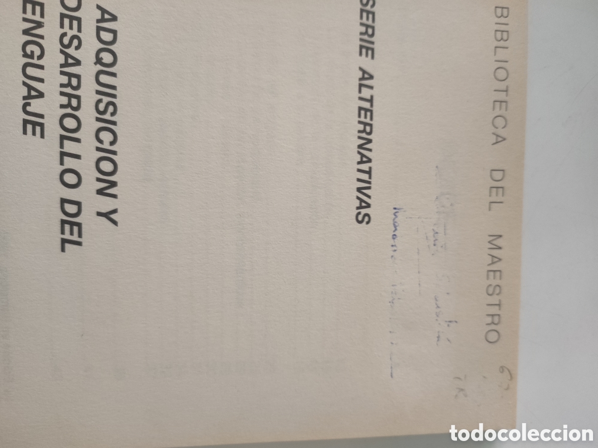 Libros de segunda mano: ADQUISICION Y DESARROLLO DEL LENGUAJE .- Ignasi Vila - Foto 3