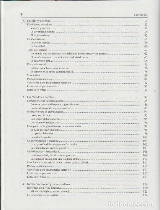 Libros de segunda mano: Sociolog&iacute;a /Anthony Giddens - Foto 4