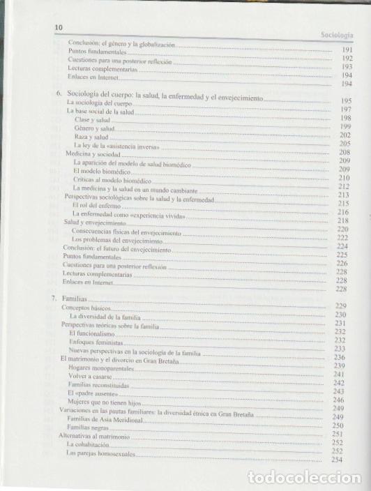Libros de segunda mano: Sociolog&iacute;a /Anthony Giddens - Foto 6