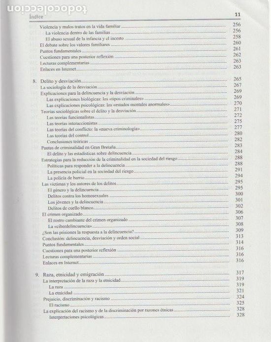 Libros de segunda mano: Sociolog&iacute;a /Anthony Giddens - Foto 7